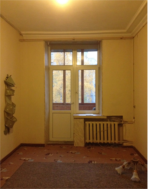 Старые стены до ремонта